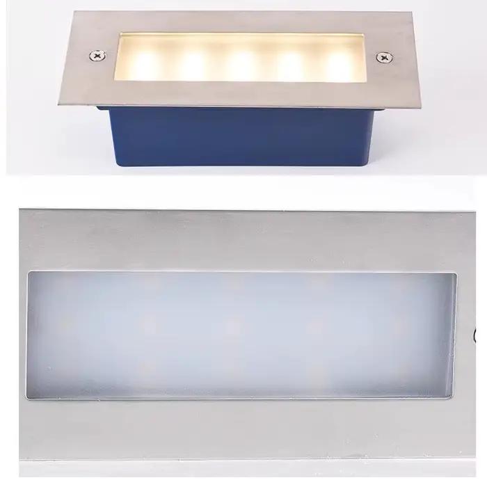 LED pont étape lumière 3W 5w lampe enterrée encastré escalier Paitio creusé Spot lumière sol jardin paysage mur éclairage extérieur