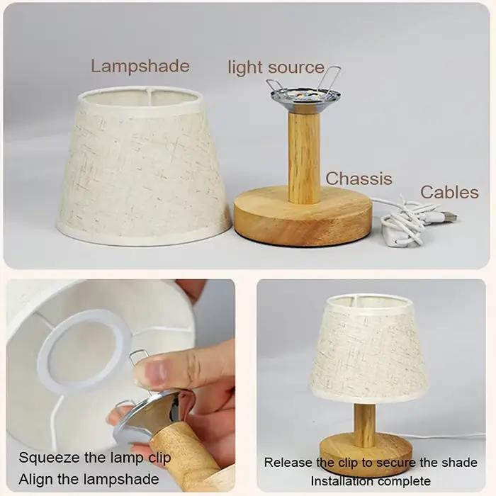Lampe de Table plissée nordique bricolage pliable 5V USB 220V Art atmosphère chambre chevet veilleuse maison décorer lampes de bureau
