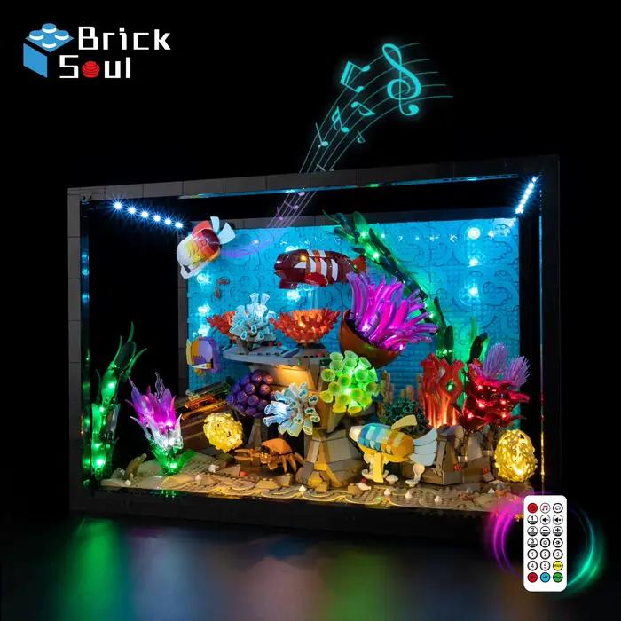 Kit d'éclairage LED pour le modèle Lego Tropical Aquarium 10366, ensemble de jouets DIY, blocs de construction non inclus