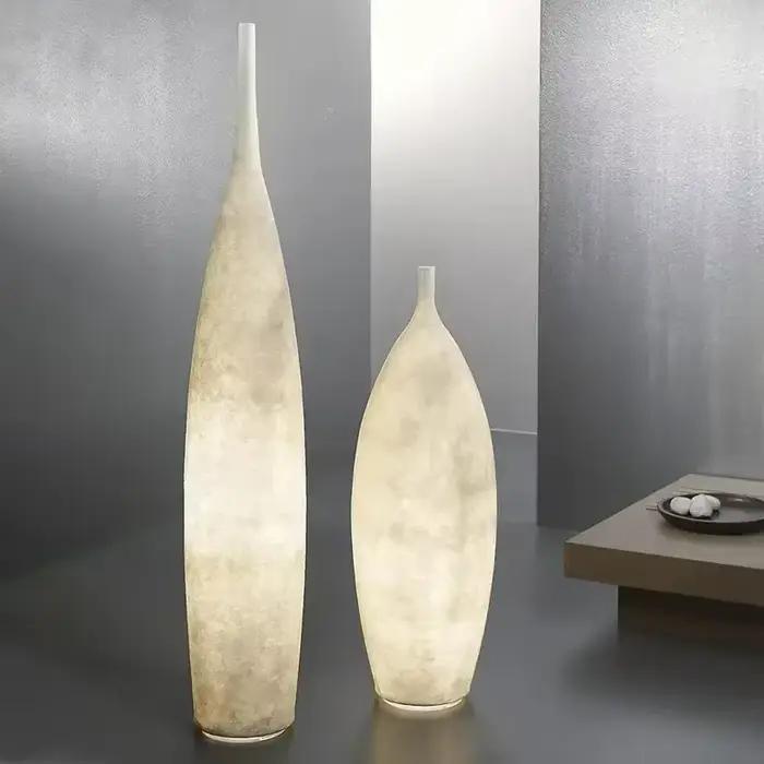 Lampadaire minimaliste nordique pour salon chambre chevet canapé Vase en résine lampe d'ambiance moderne créatif
