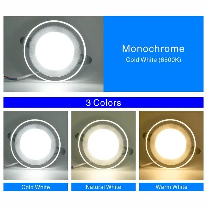 Spot Lumineux LED Encastrable Rond de 6W et 220V