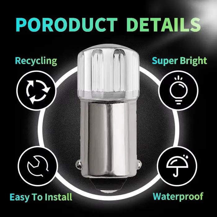 Lampe de signalisation Led Ba9s, puce T4W 3030, pour toit de voiture, éclairage de plaque d'immatriculation, blanc 6000K, 12V, 10 pièces