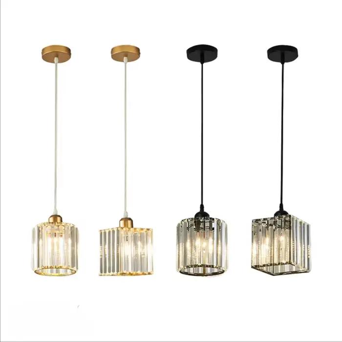 Plafonnier LED moderne en pierre de verre forgée pour salon chambre à coucher salle à manger hôtel chambre d'hôtel