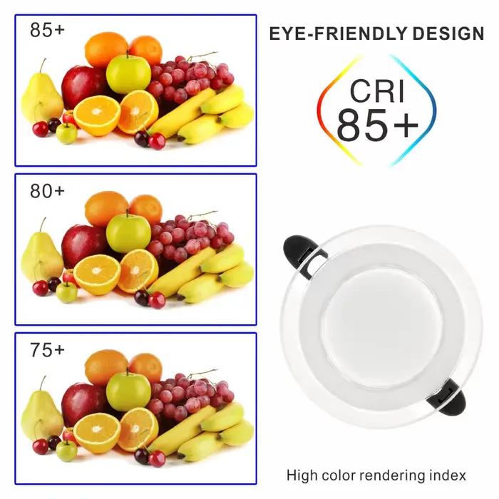 Spot Lumineux LED Encastrable Rond de 6W et 220V