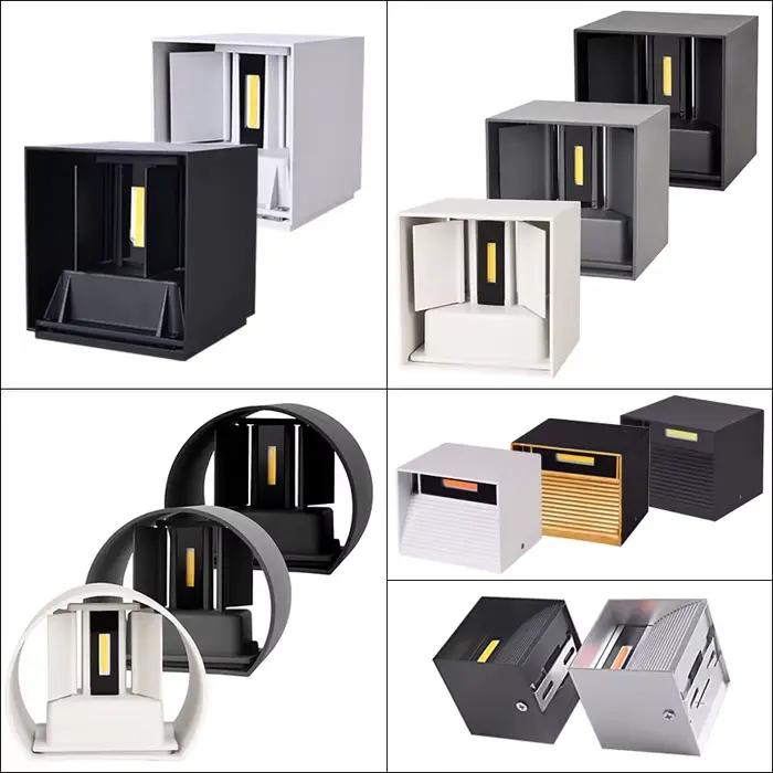 Applique murale LED avec capteur de mouvement, étanche IP65, 9W 12W 20W, pour intérieur et extérieur, chambre, salon, cour, couloir, entrée