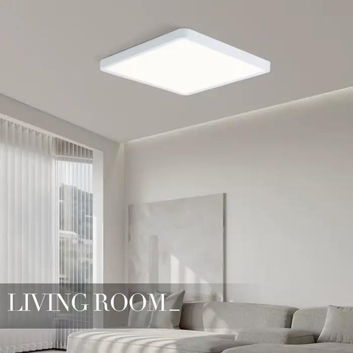 MARPOU Tuya LED plafonnier 36W Dimmable APP commande vocale plafonnier intelligent éclairage moderne panneau lumineux salon chambre