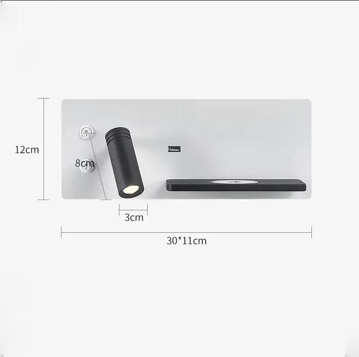 Applique LED Angle réglable moderne pour éclairage quotidien cuisine salle à manger chambre à coucher entrée étude rechargeable sans fil