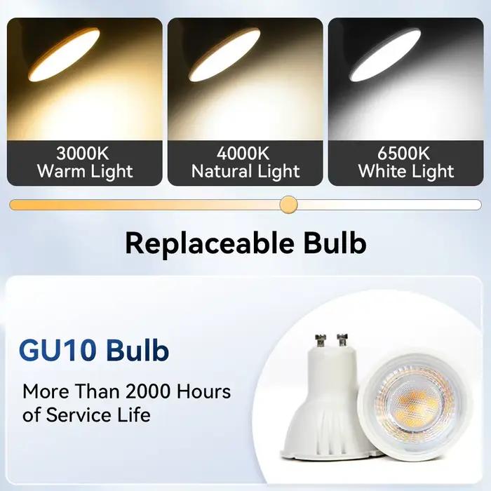 Led éclairage sur Rail 110-220V 3 couleurs plafonnier