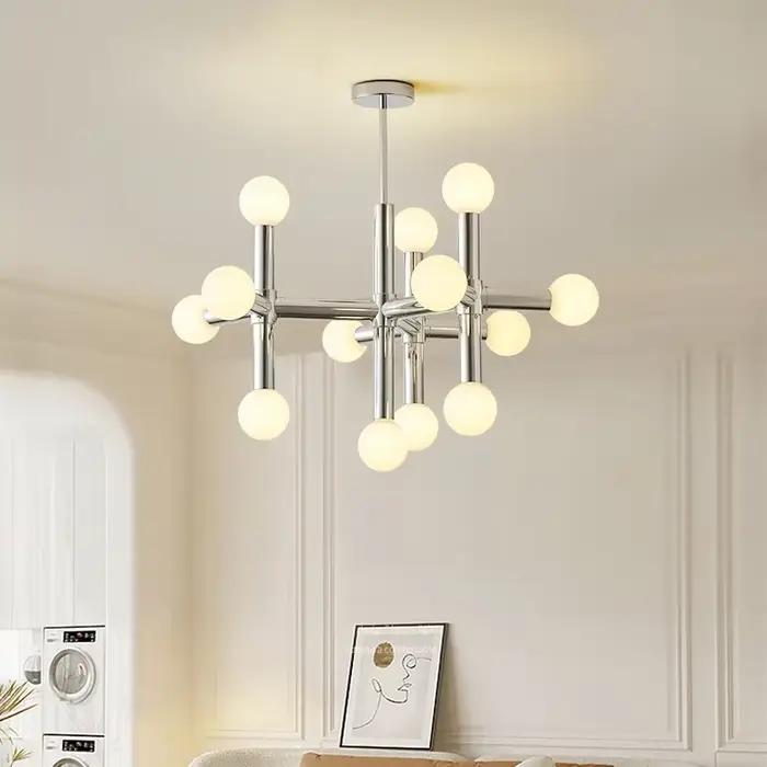 Lampes de Plafond en Verre à LED pour Salon et Chambre à Coucher