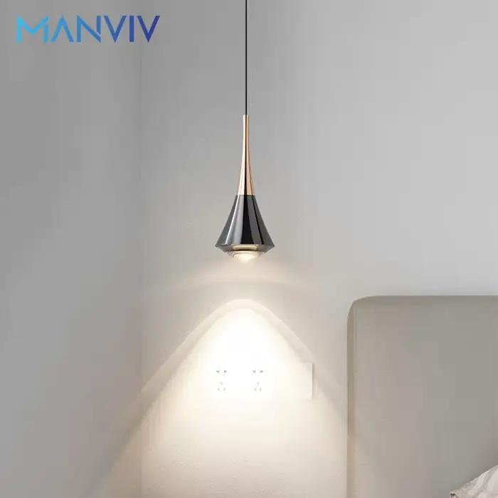 Pendentif LED lumières 3 couleurs de lumière 6W lustre moderne maison hauteur réglable suspension ligne