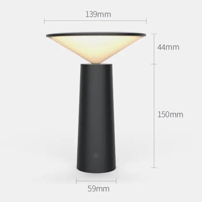 Lampe de bureau moderne USB LED lampe de Table chambre lecture livre lumière LED Table tactile capteur lampe de bureau pour étude