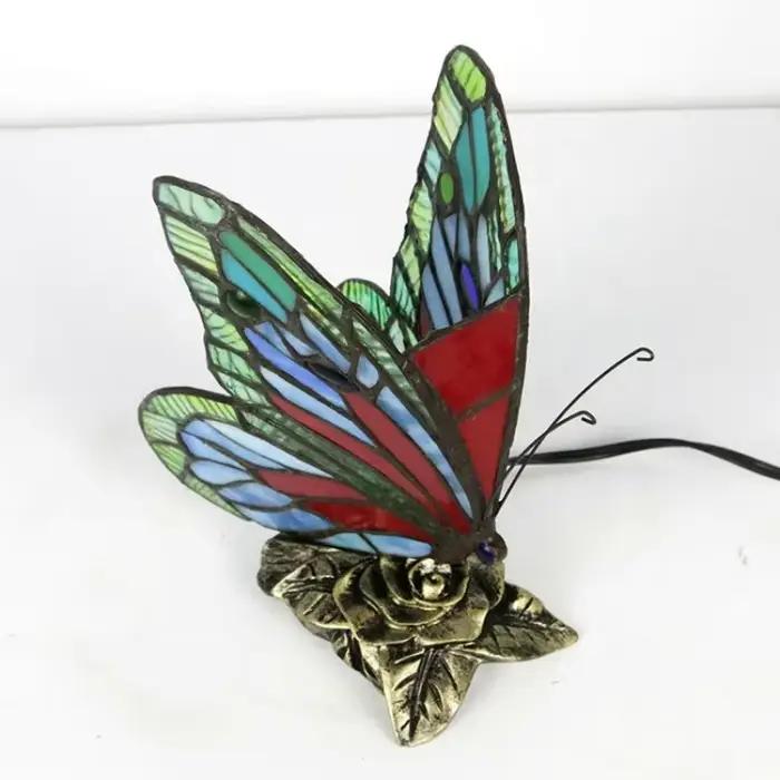 LongHuiJing-Vitrail Tiffany Butterfly LED