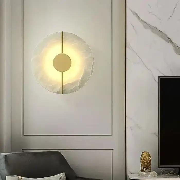 Applique murale en marbre naturel nordique pour salon