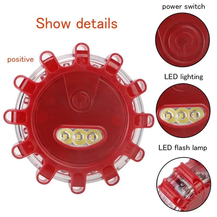 Clignotant voiture lumière stroboscopique LED Barricade avertissement lampe de secours moto balise arrière clignotant vélo accessoires automobiles