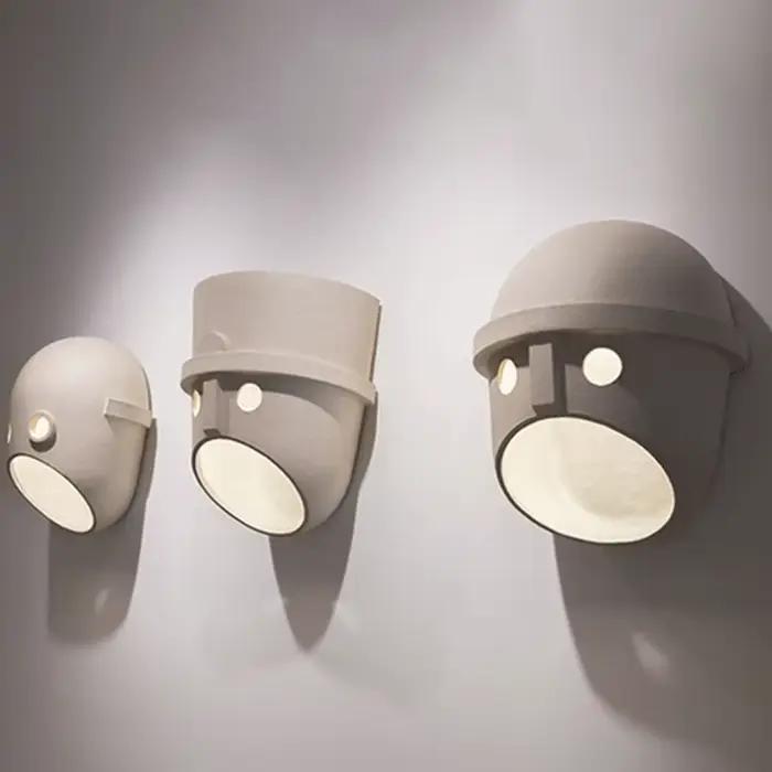 Applique Murale LED Moderne Créative en Résine, Luminaire Décoratif d'Nik, Idéal pour une Chambre à Coucher, un Salon ou des Escaliers