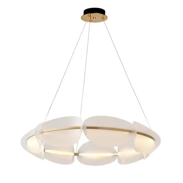 Moderne acrylique feuille Led lustres éclairage salon salle à manger décor suspension lampe maison chambre cuisine suspendus lumières Luminaire