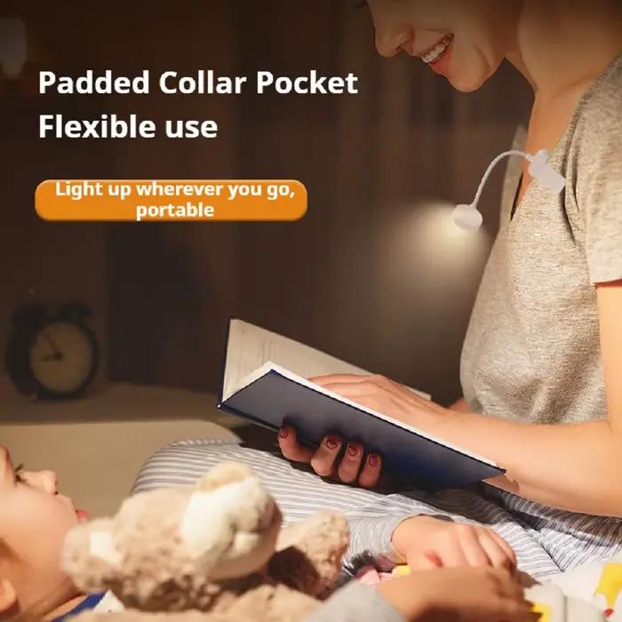Mini lampe de lecture LED, lampe de table, lampe de lecture flexible à intensité réglable pour la lecture en voyage, la lecture à la maison, lampe de lecture portable pliable