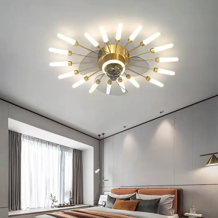 Plafonnier LED en forme de feu d'artifice, design moderne, luminaire décoratif d'intérieur, idéal pour un salon, une chambre d'enfant ou une chambre à coucher, nouveau modèle