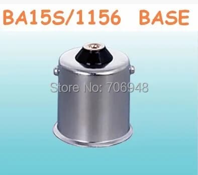 Support de lampe à contact unique, base à baïonnette à intensité unique, 1156 BA15S BAU15S BAY15D 11