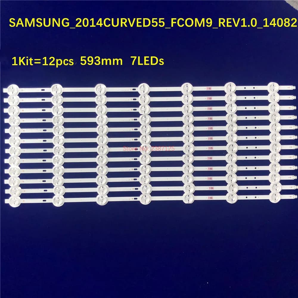 12 pièces/kit bande LED pour PHI LIPS 55 TV 55PUS8700 12 55PUS8700/12 LTAcape FW01 SVScape AB5 REV7.