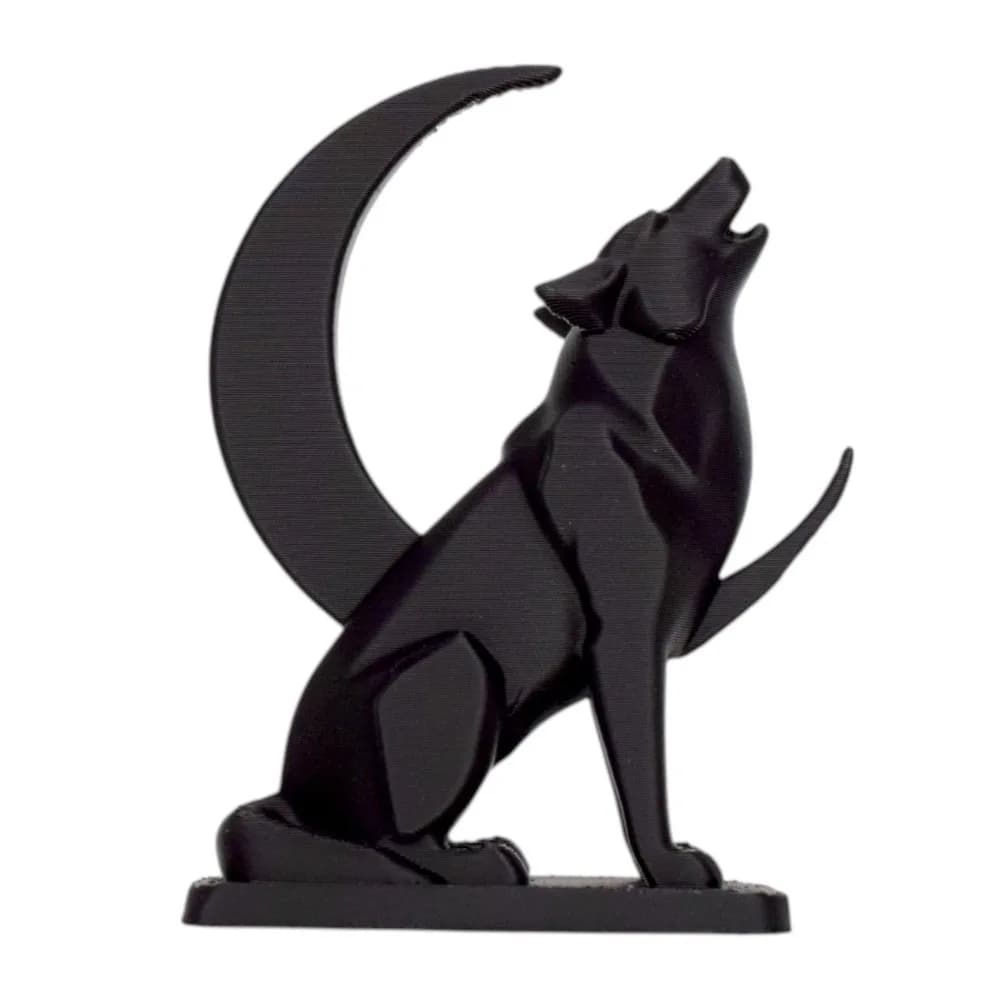 Statues de loup gothique, thème nocturne créatif, ornements décoratifs de loup, décorations de loup