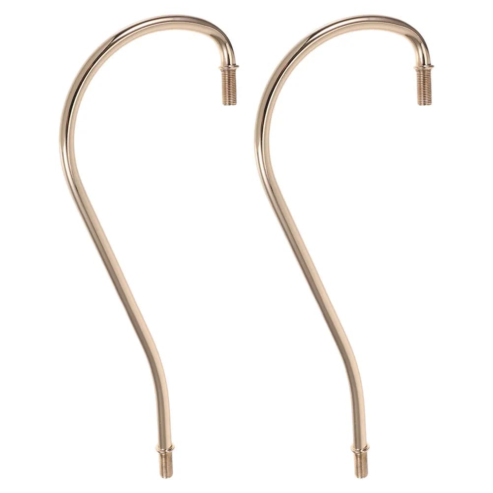 Lampe de Table à tige incurvée en métal, 2 pièces, remplacement pour bricolage, réparation de lumina