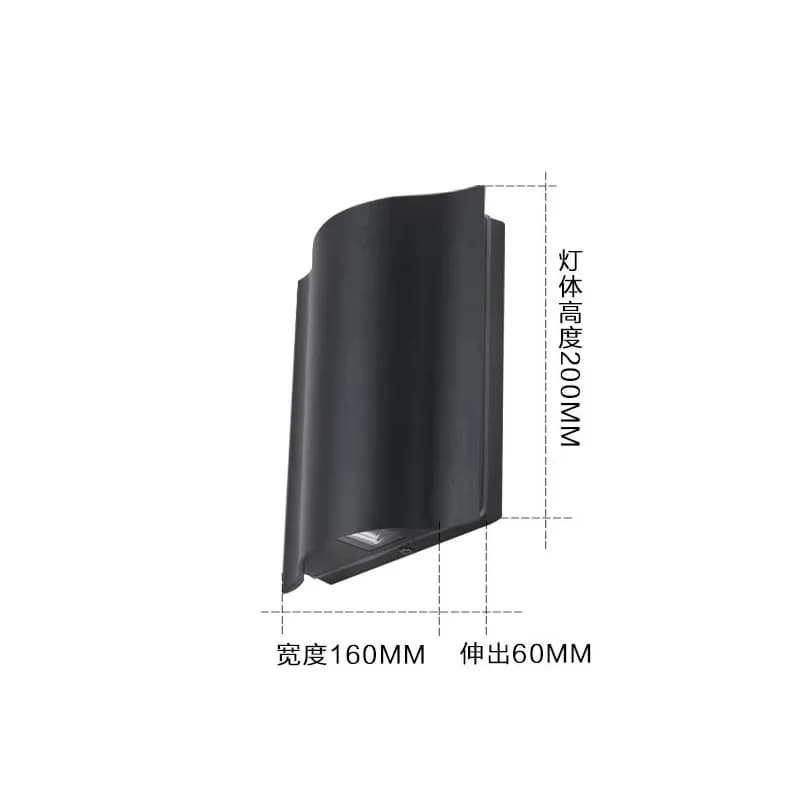 Projecteurs LED modernes pour extérieur, étanches, pour cour, murs extérieurs, escaliers, balcons, c