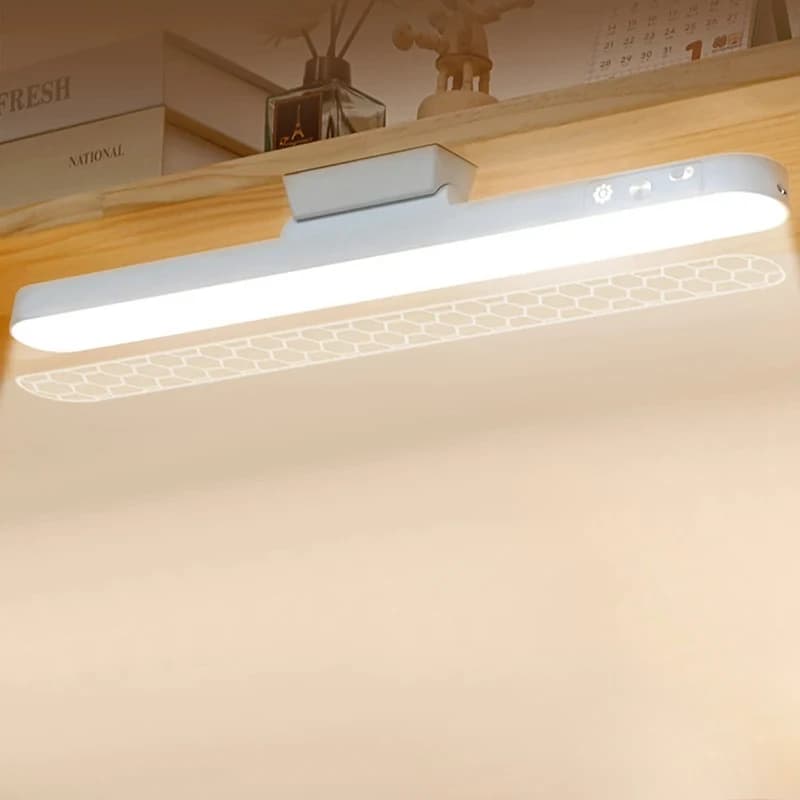 Lampe de Table LED suspendue magnétique, Rechargeable par USB, lampe de bureau, 3 couleurs, lampe de