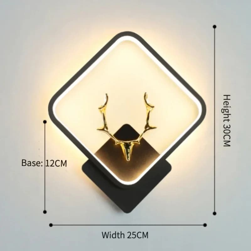 Applique Murale LED au Design Artistique Moderne, Luminaire Décoratif d'Nik, Idéal pour un Salon, un