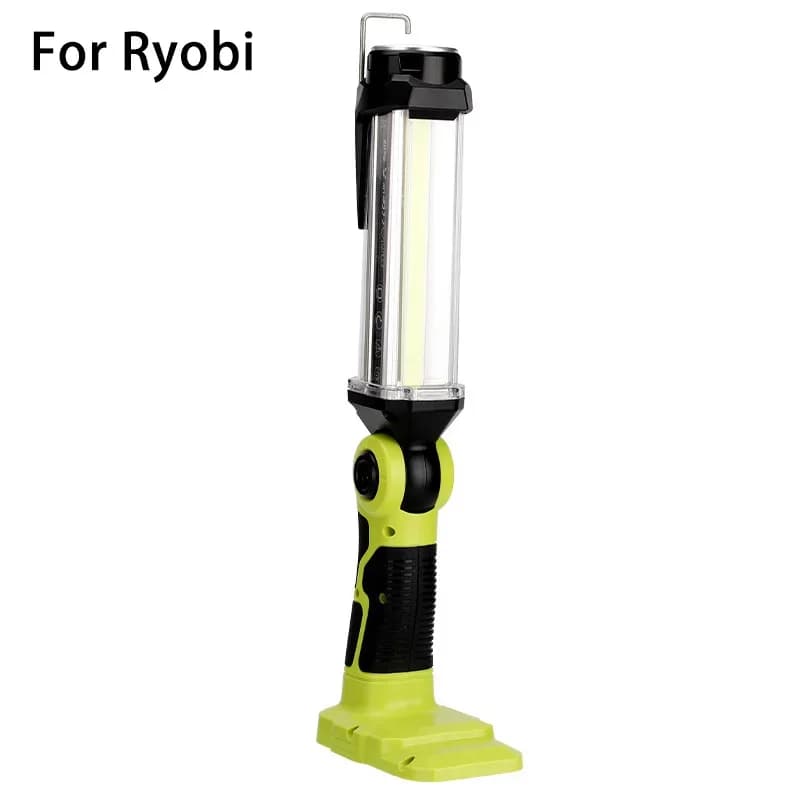 Lampe de travail LED pour Ryobi 18V, batterie au Lithium ONE + 2000lm, alliage de Zinc, éclairage ex