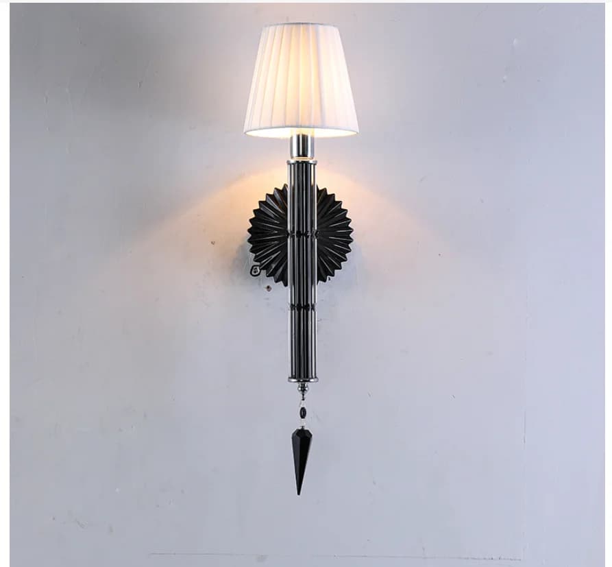 Applique Murale en Clip K9 au Design Moderne, Luminaire Décoratif d'Nik, Idéal pour une Chambre à Co