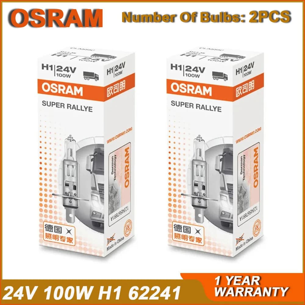 OSRAM-Ampoule halogène haute puissance SUPollRALCirce H1 62241 P14.5s, lampe de sauna d'origine, ant