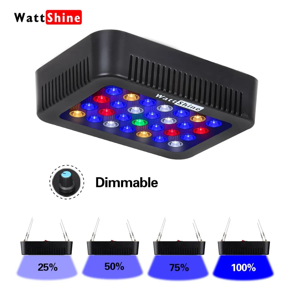 Lumières LED pour Aquarium 180W 140W, lumière pour Aquarium d'eau douce et salée, récif marin, décor