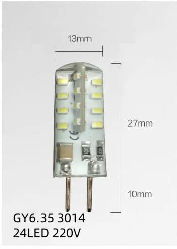 Lampes LED GY6.35 3W 6W 9W 12W 12V 220V 3014SMD, ampoule LED en forme de maïs, luminaire suspendu, l