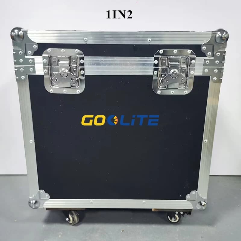 Free Duty 2PC Zoom LED lavage 36 RGBWAUV 6in1 tête mobile lavage lumière Flightcase Lyre lavage Zoom