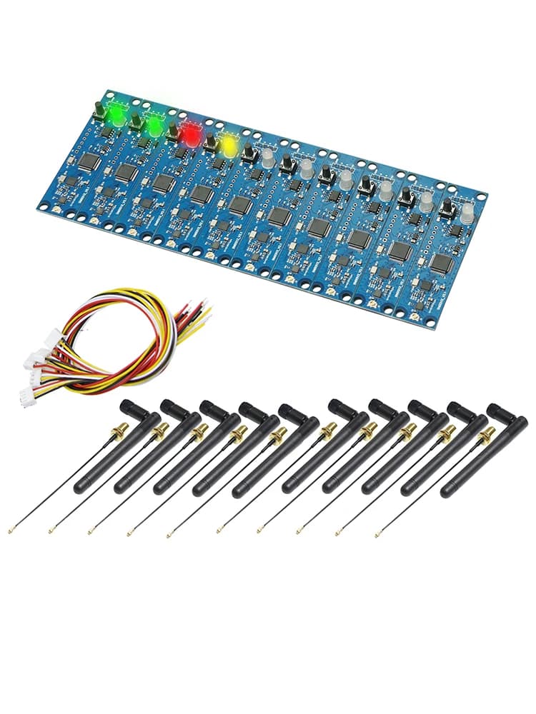Carte de Module DMX sans fil 2.4G, émetteur et récepteur 2 en 1 avec antenne LED, contrôleur Wifi, 1