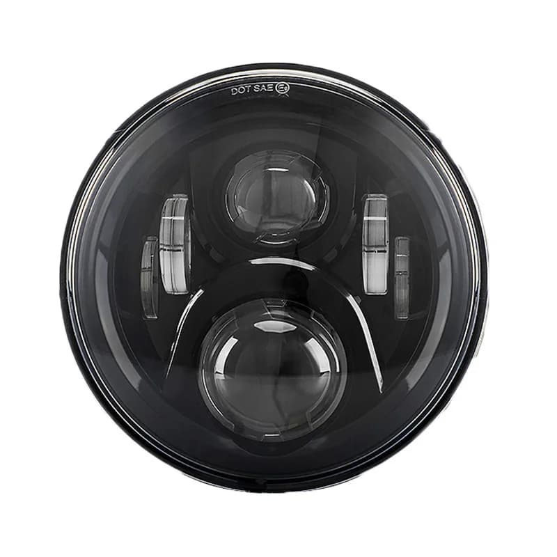 Projecteur de lumière LED pour Harley Davidson, lumière de sauna ronde, faisceau haut et bas, Harley