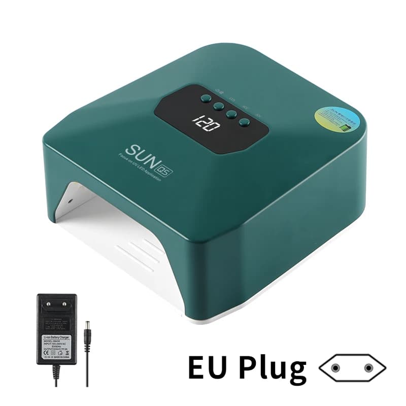 Lampe à ongles LED UV 48W Pro, sèche-ongles Rechargeable à 30 perles avec 3 minuteries et capteur au