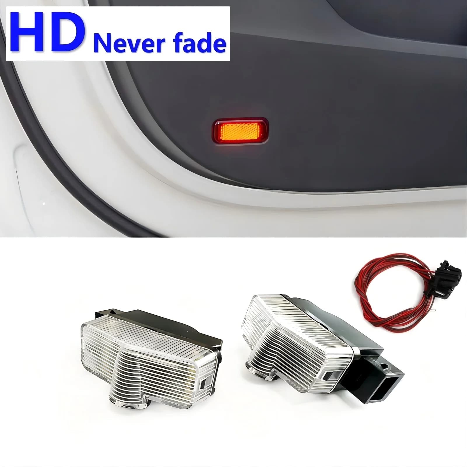 Projecteur de porte Led pour voiture SKoda, 2 pièces, Octavia A7 YETI Kodiaq Karoq 2016 2017 2018 20