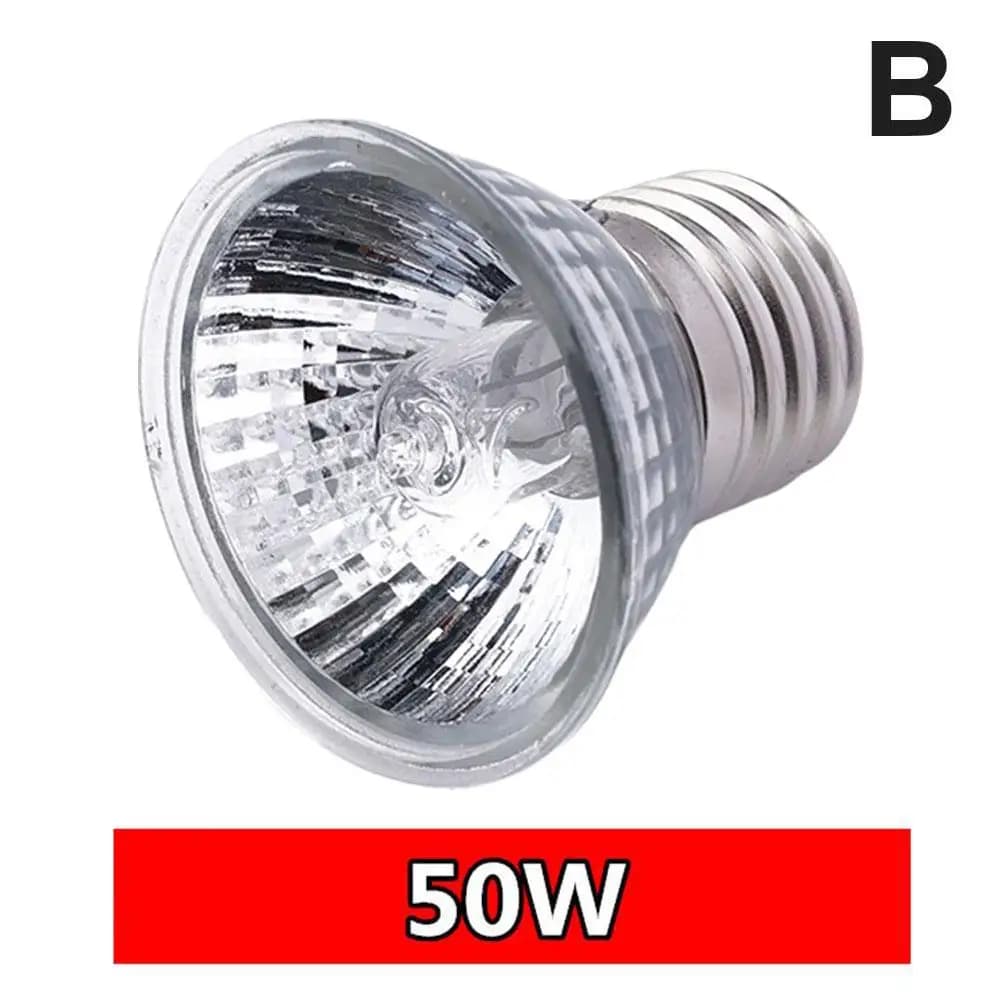 Lampe chauffante 20/50/75W UVA UVB pour reptiles, lampe à température constante, lampe solaire à spe