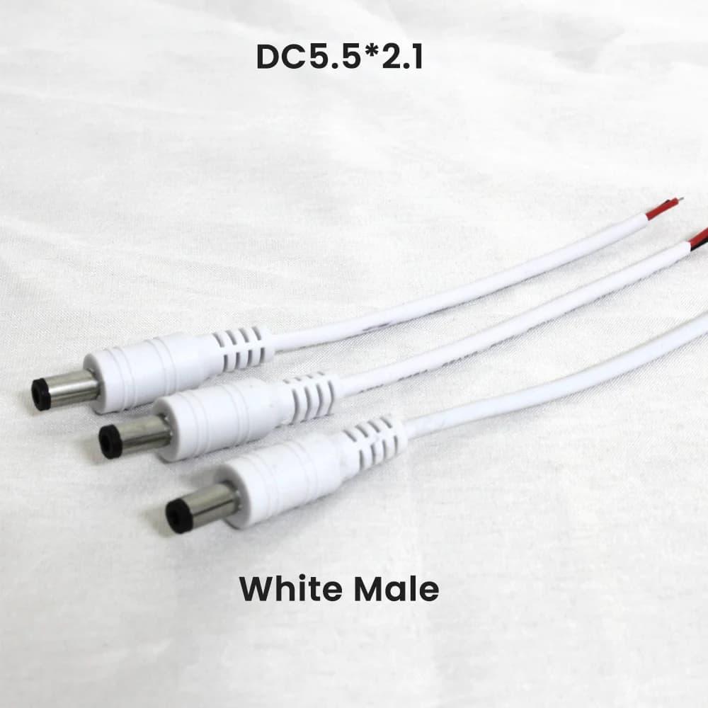 Connecteur 22awg cc 5.5x2.1mm, câble d'alimentation mâle/femelle, Jack 15cm 5-12V, adaptateur d'alim