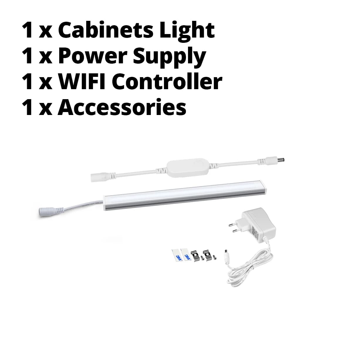 Tuya – lumières de cuisine intelligentes LED sous-meuble, barre lumineuse WIFI pour garde-robe, écla