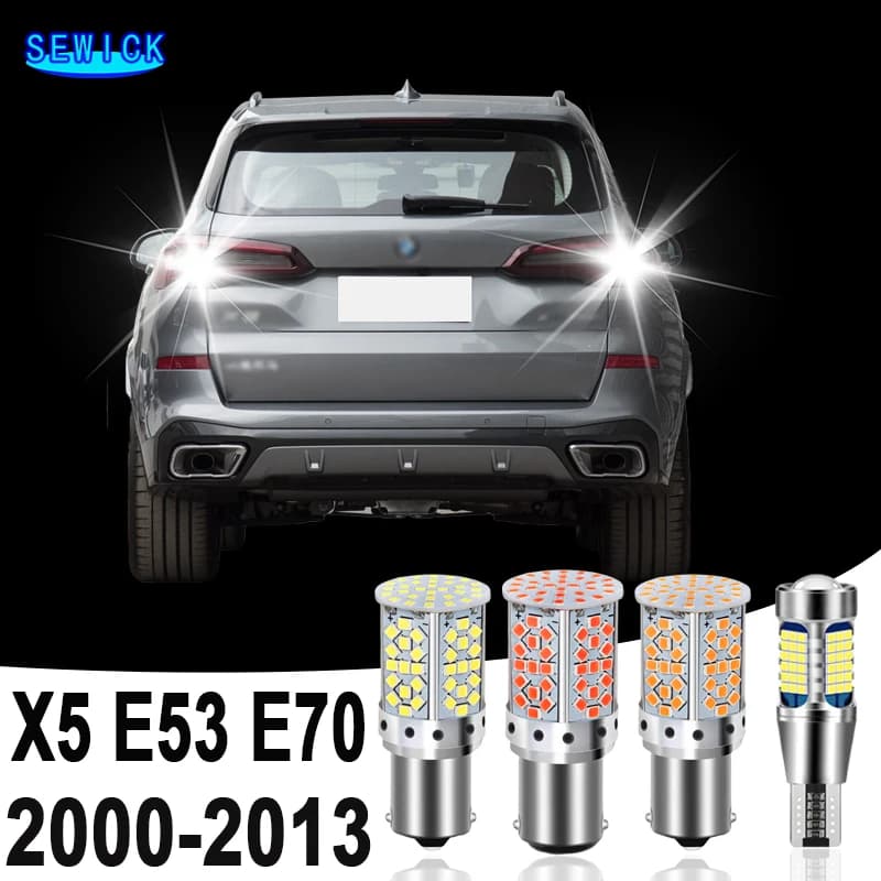 Ampoule de recul LED, 2 pièces, accessoires pour BMW X5 E53 E70 2000-2013 2004 2005 2006 2007 2008 2