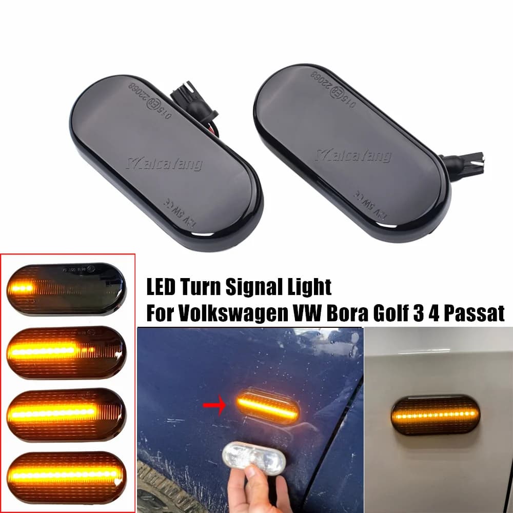 Marqueur latéral LED dynamique, indicateur lumineux, lampe pour RosemValentine 1P Ibiza Mk3 6L Mk4 6
