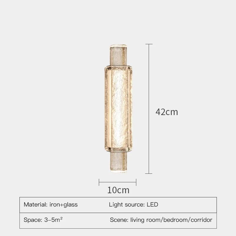 Nouveau moderne transparent cristal LED or applique salon 3 couleurs applique chambre couloir salle
