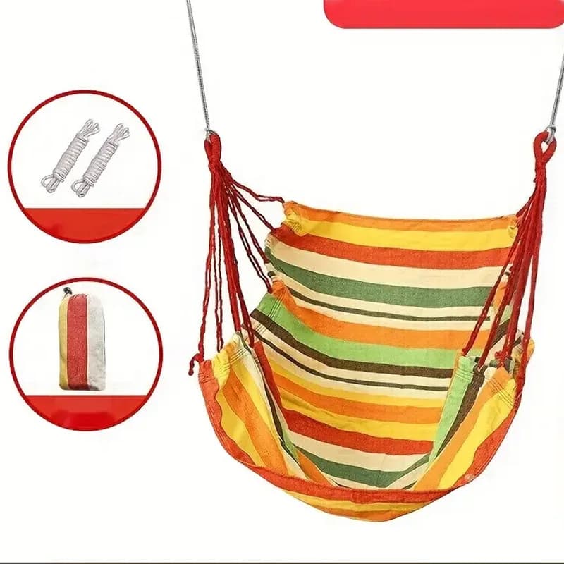 Chaise suspendue Portable, balançoire pour usage intérieur et extérieur, hamac de dortoir d'universi