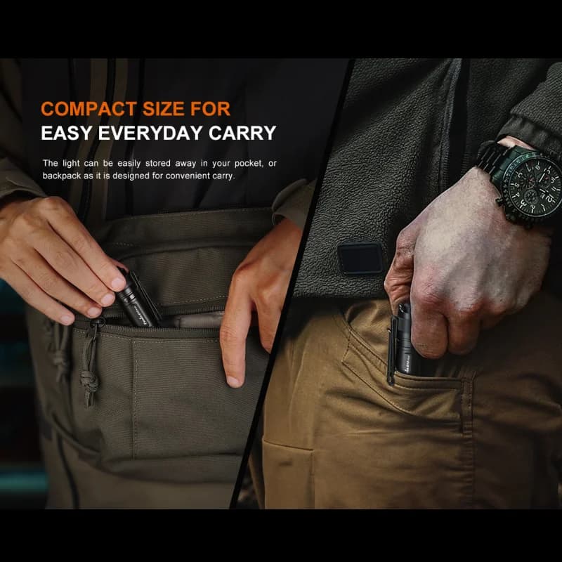 Lampe de poche EDC portable Fenix E12 V3.0 200 lumens