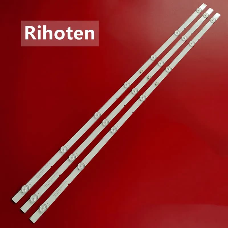 Bande de rétroéclairage LED 7 lampes pour ShineOn 2D04040 Rev.A MS-L2405 V2 M08-SL40030-0701N-4040A