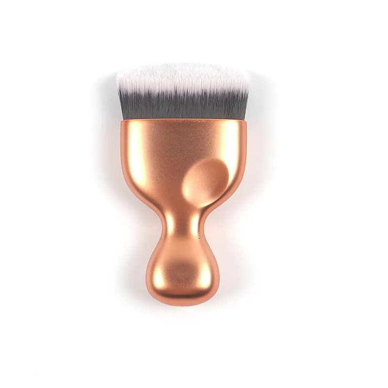 Pinceaux de maquillage à grand angle pour fond de teint, poudre ondulée pour le visage, outils cosmé