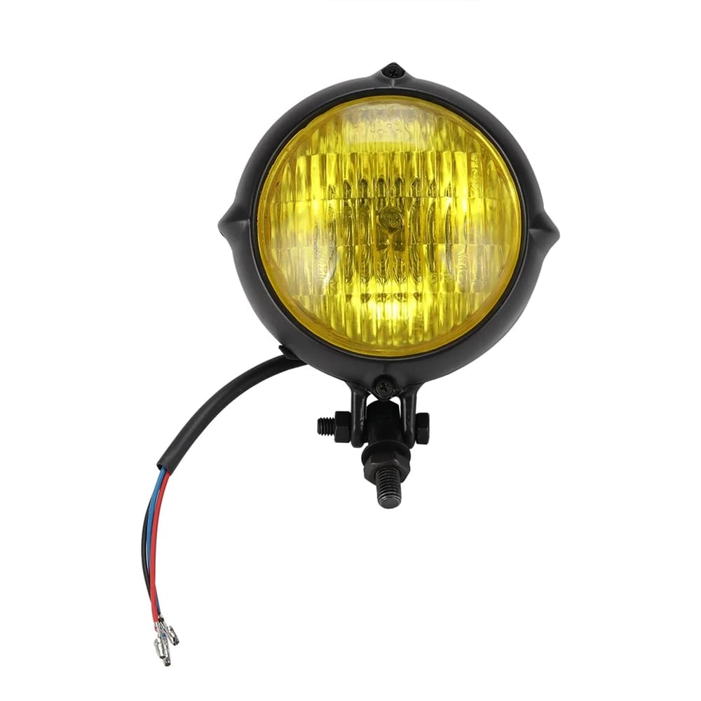 Lampe de sauna chromée, ampoule H4 pour Harley Bobber Chopper Sportster personnalisé